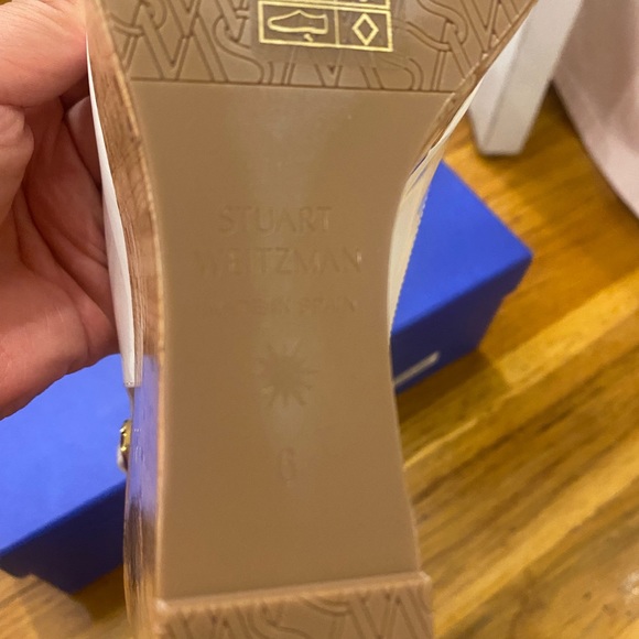 Stuart weitzman white Riviera wedges - Picture 3 of 6